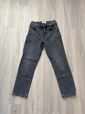 Everlane Women's Ankle Straight Jeans - Charcoal Black